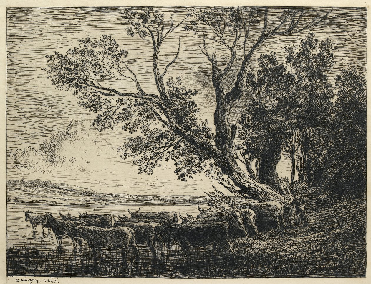 Forden, 1865 av Charles Francois Daubigny