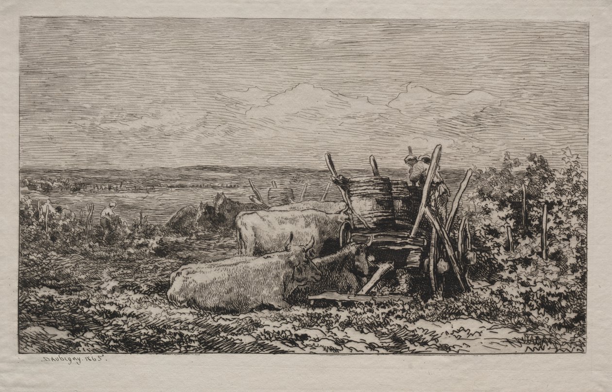 Druehøsten av Charles Francois Daubigny