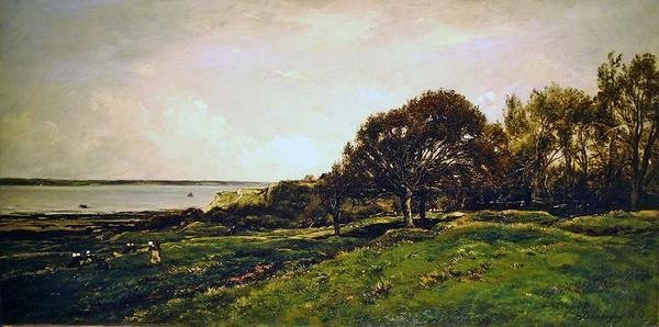 Pre des Graves i Villerville av Charles Francois Daubigny