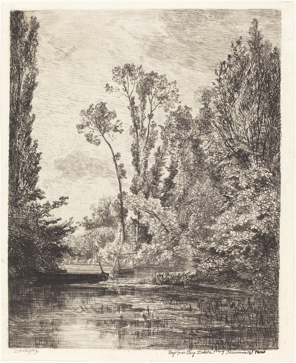 Jomfruøyene i Bezons av Charles Francois Daubigny