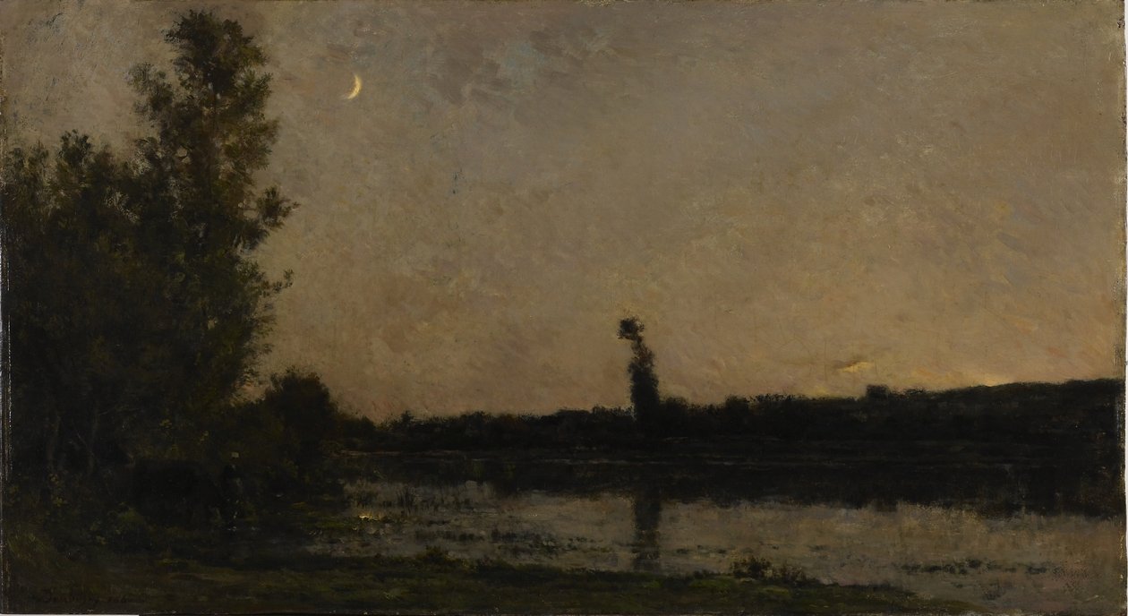 Skumring av Charles Francois Daubigny