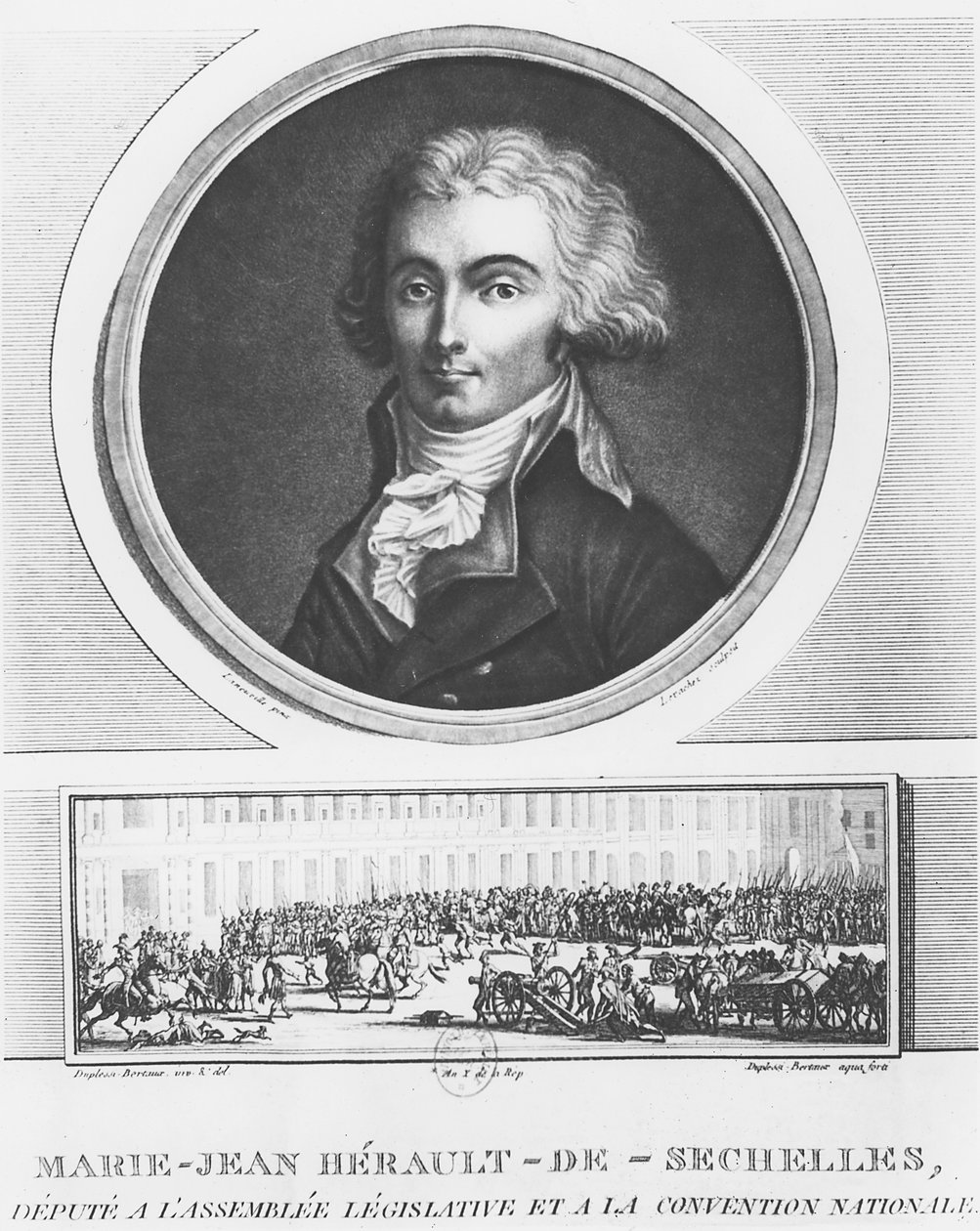 Marie-Jean Hérault de Séchelles av Charles Francois Gabriel Levachez
