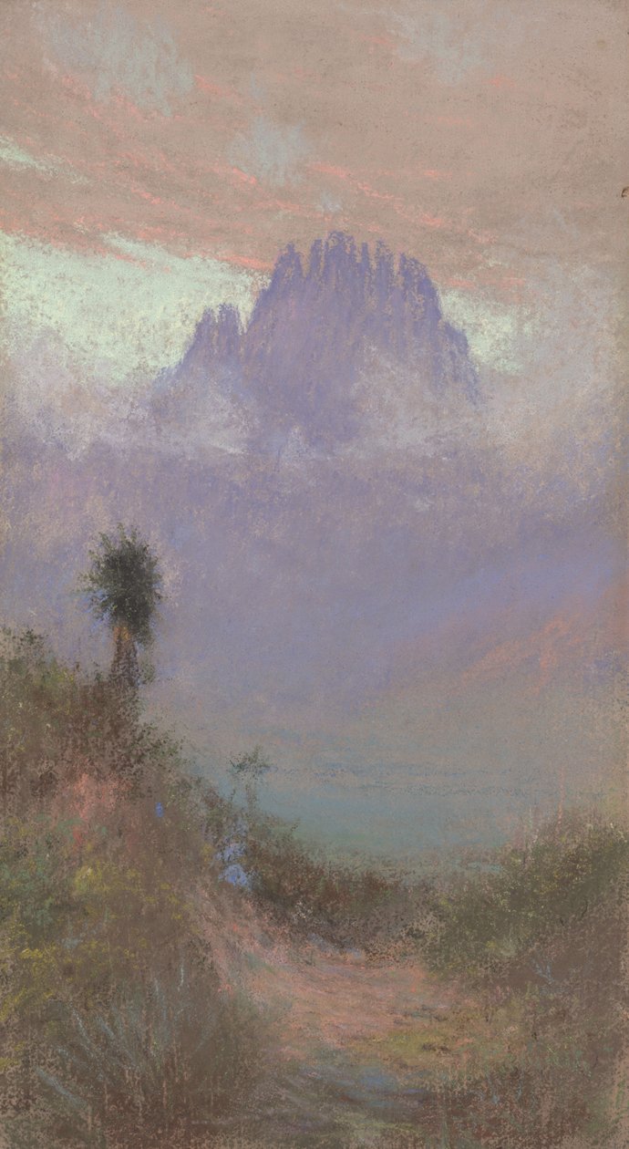 Uten tittel (fjelllandskap) av Charles Franklin  Reaugh