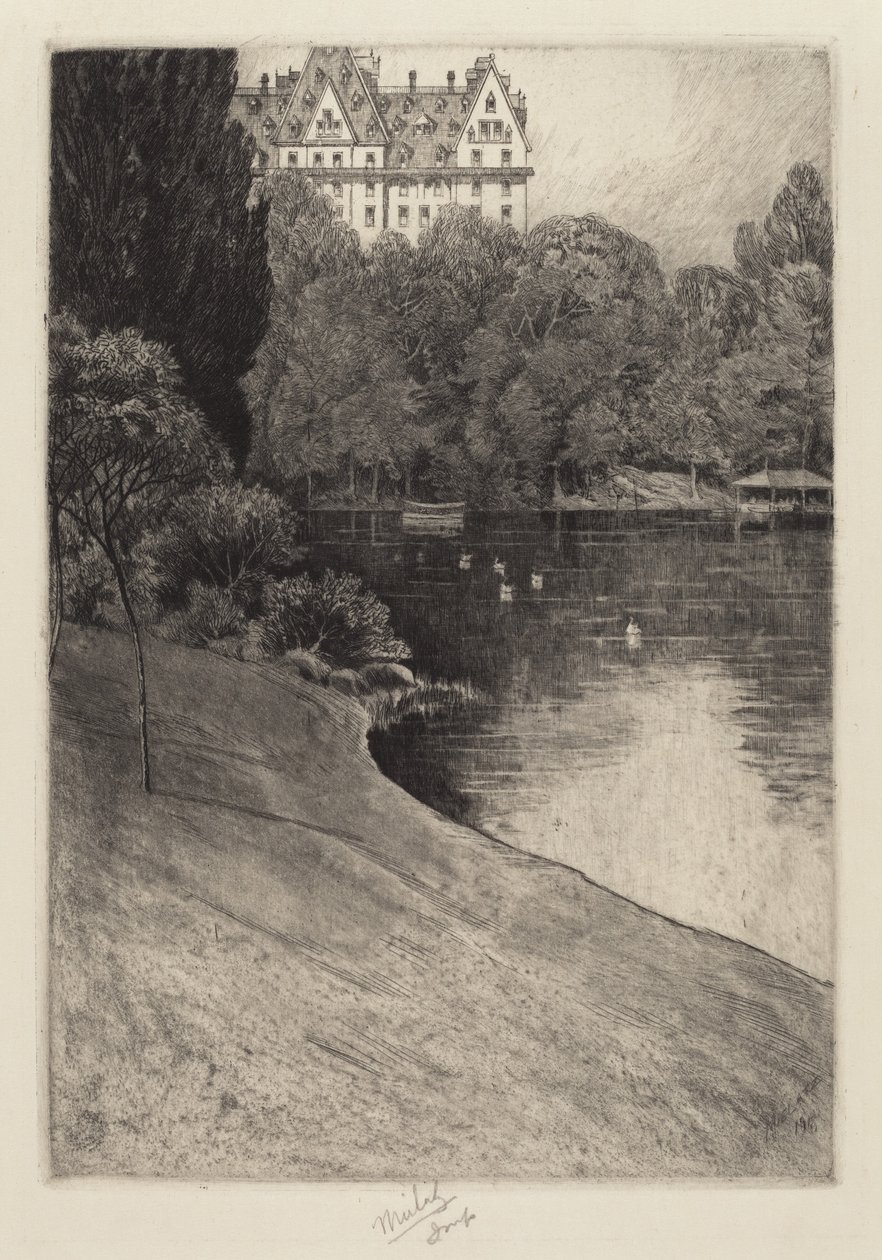 Litt av Central Park av Charles Frederick William Mielatz