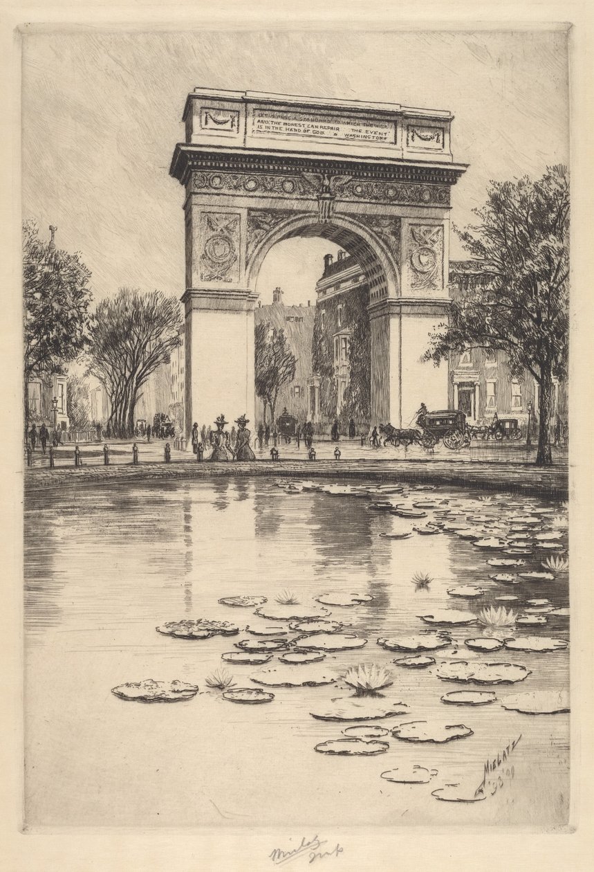 Washington Arch av Charles Frederick William Mielatz
