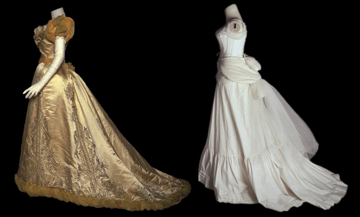 Bertha Palmers aftenkjole av Charles Frederick Worth