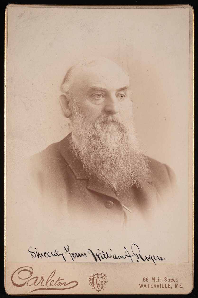 Portrett av William Augustus Rogers 1832-1898, før 1898. av Charles G Carleton