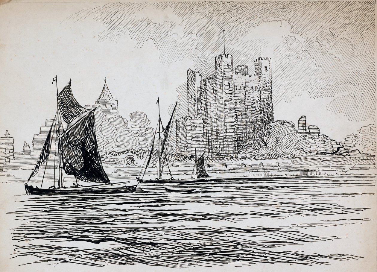 Rochester Castle, Kent, 1892-1933 av Charles George Harper