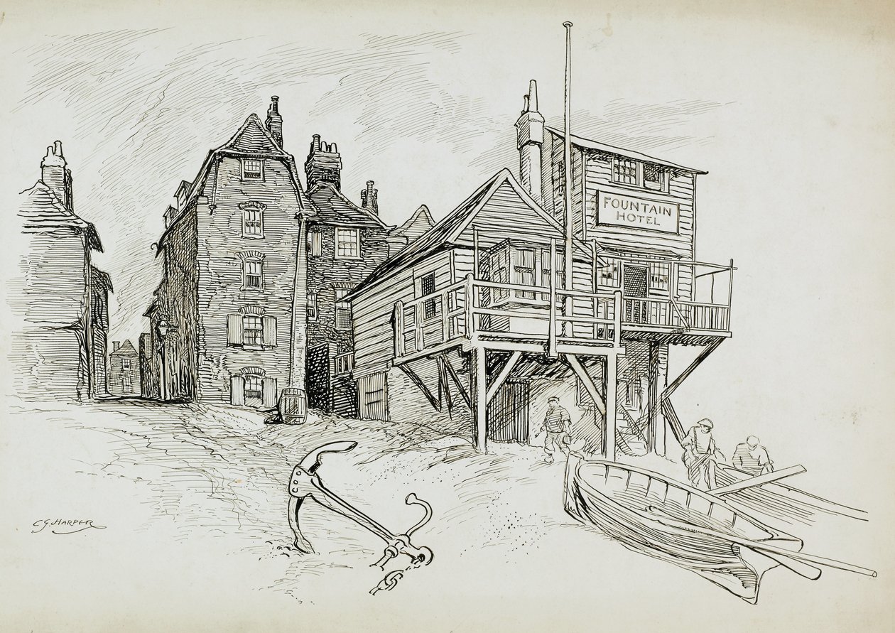 The Fountain Hotel, Deal, Kent, 1892-1933 av Charles George Harper