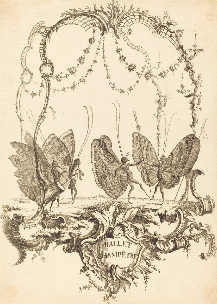 Countryballett av Charles Germain de Saint Aubin