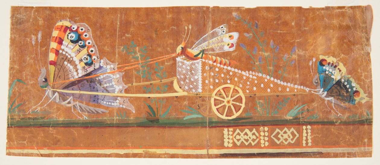 Design for Embroidery, Corner of Gentleman