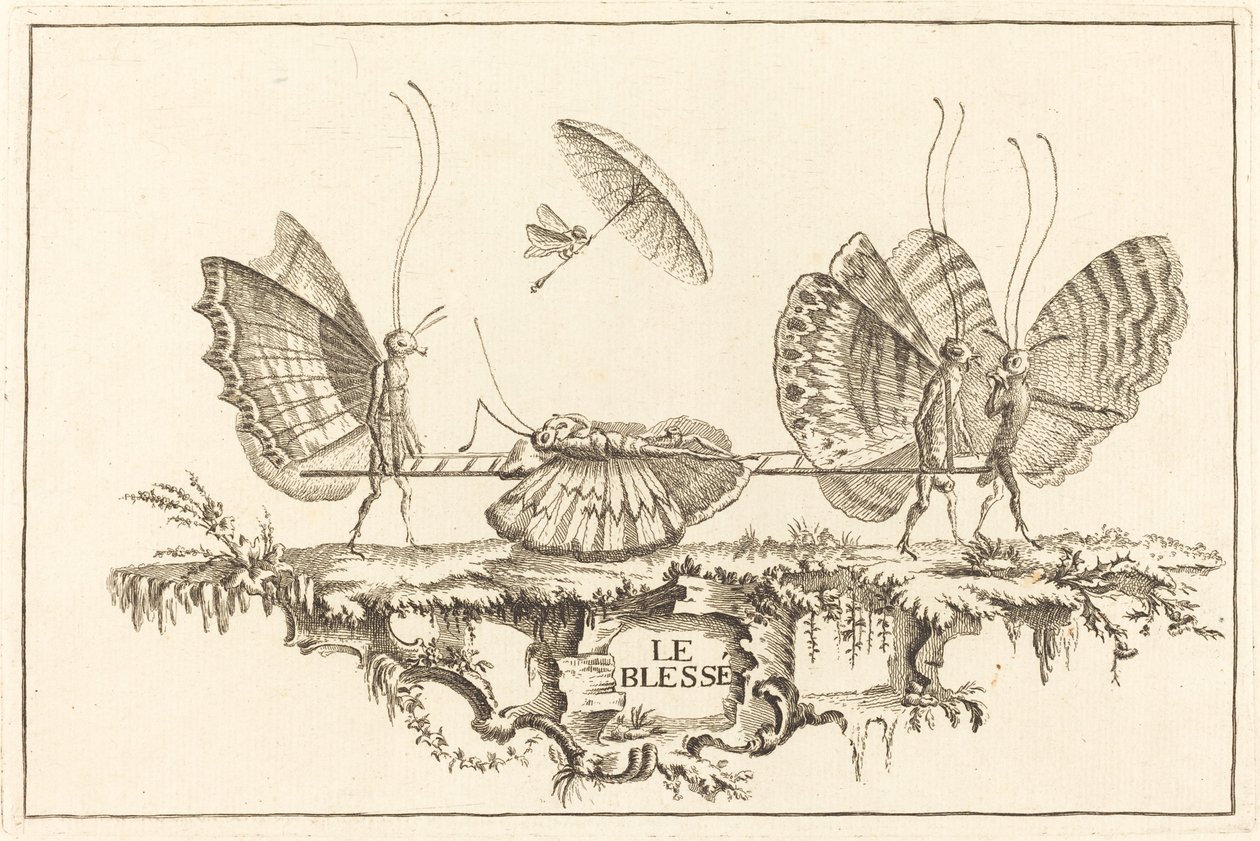 Sjakkbrettet av Charles Germain de Saint Aubin