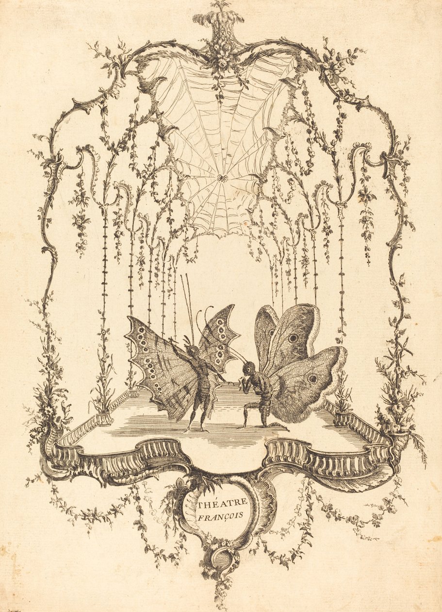 fransk teater av Charles Germain de Saint Aubin
