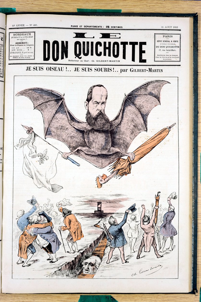 Cover av "" Le Don Quixote "", Satirique en Colors av Charles Gilbert Martin