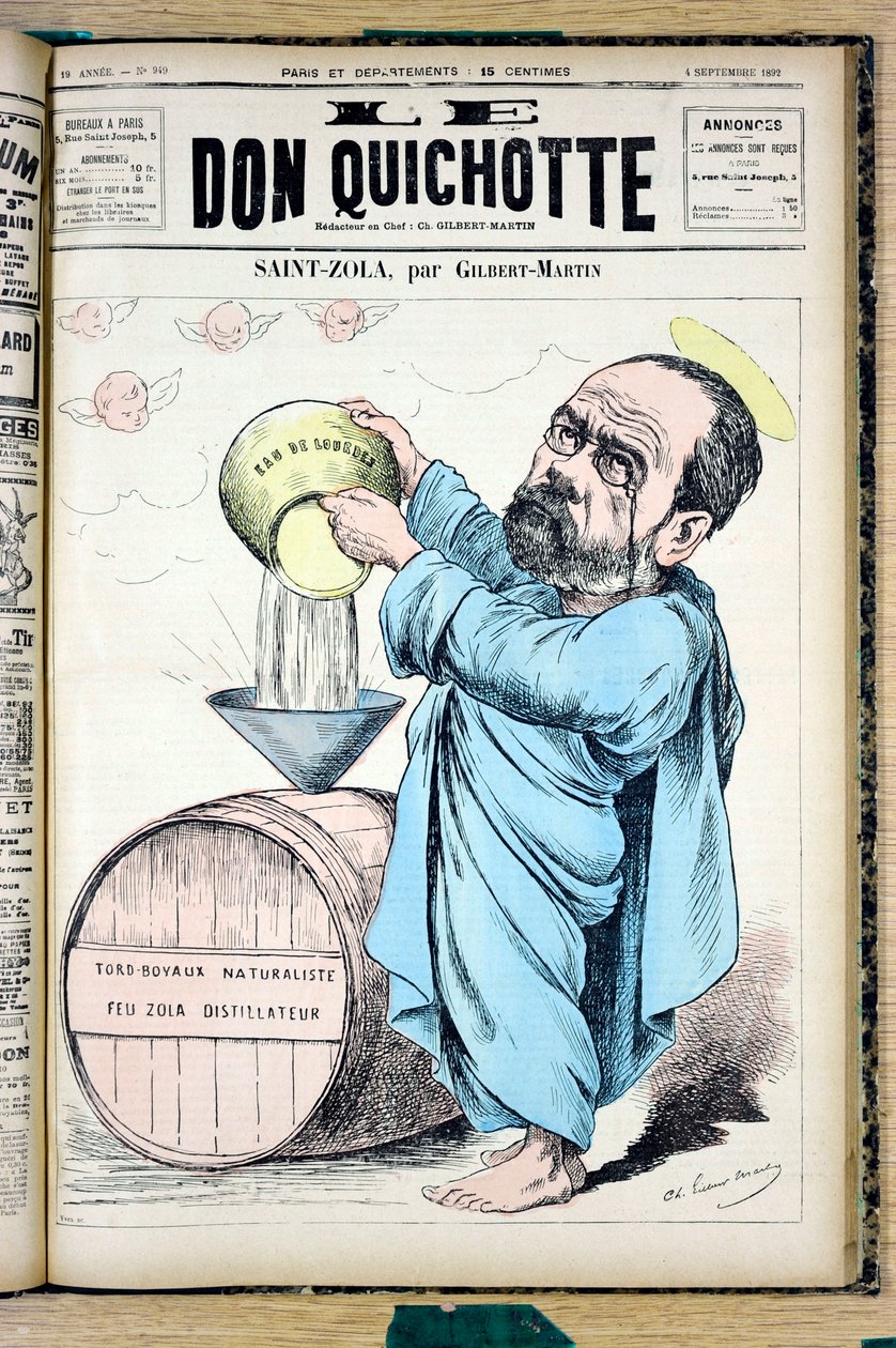 Omslag til ""Le Don Quixote"", nummer 949, Satirical in Colors av Charles Gilbert Martin