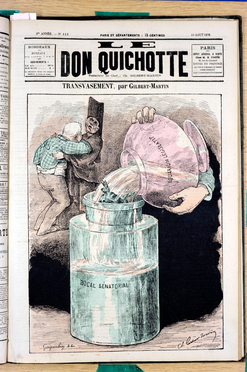 Omslag til "" The Don Quixote"", nummer 113, Satirical in Colors av Charles Gilbert Martin