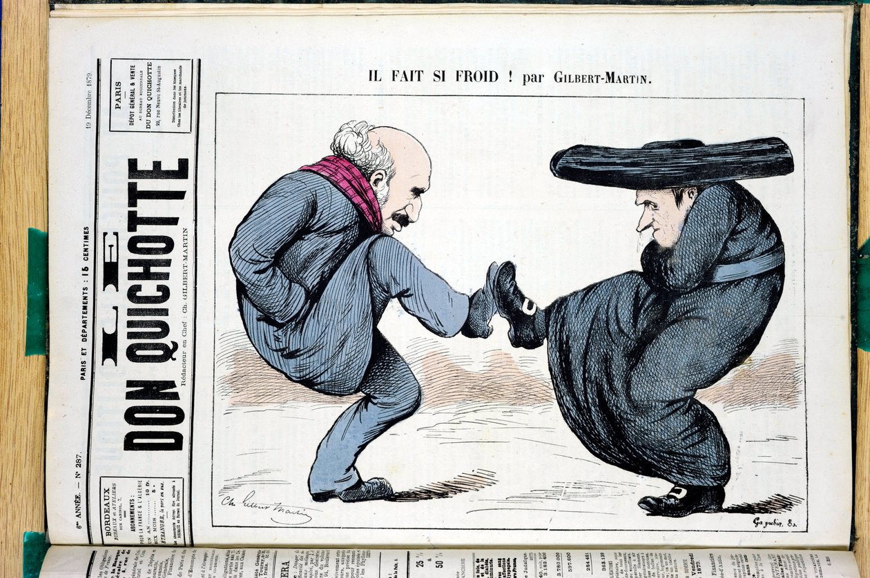 Omslag av "" The Don Quixote"", nummer 287, Satirique en Colors av Charles Gilbert Martin