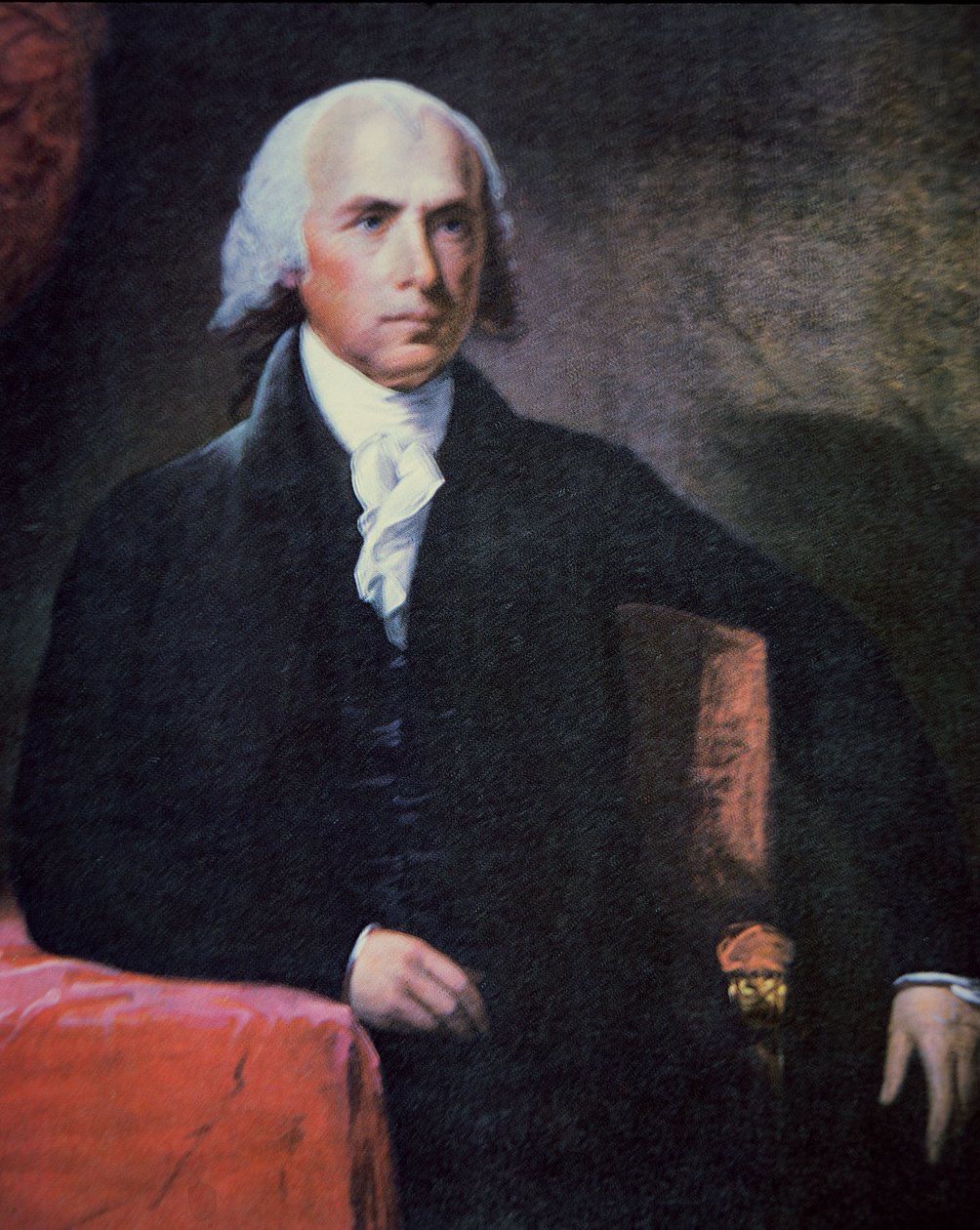 James Madison (1751-1836) (litho-farge) av Charles Gilbert Stuart