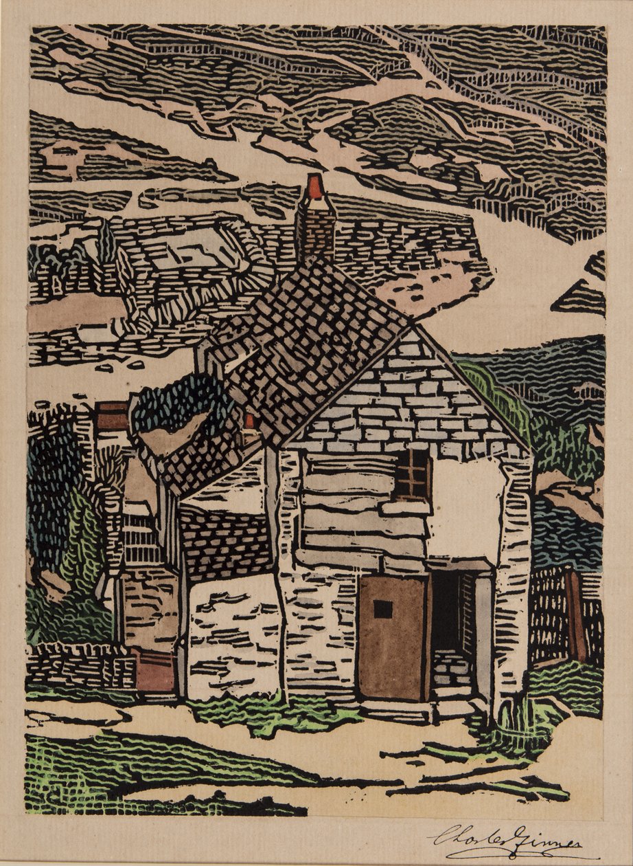 Cornish Cottage av Charles Ginner