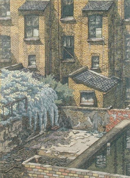 Øde hus, Pimlico av Charles Ginner