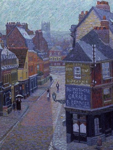 fransk by av Charles Ginner
