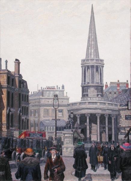 The Church of All Souls, Langham Place, London av Charles Ginner