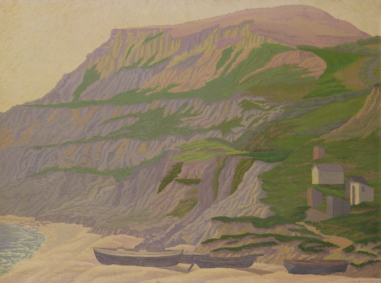 Wear Cliffs, Dorset av Charles Ginner