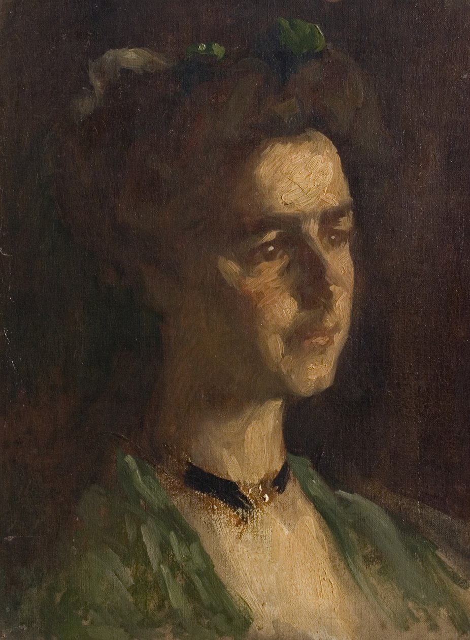 En Dolly Varden Cap, tidlig på 1900-tallet av Charles Gogin
