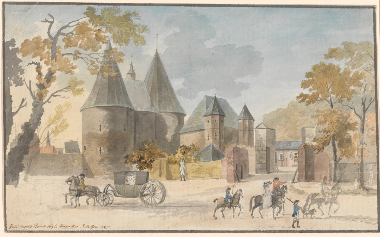 Port mot Bursit, Aix-la-Chappelle av Charles Gore