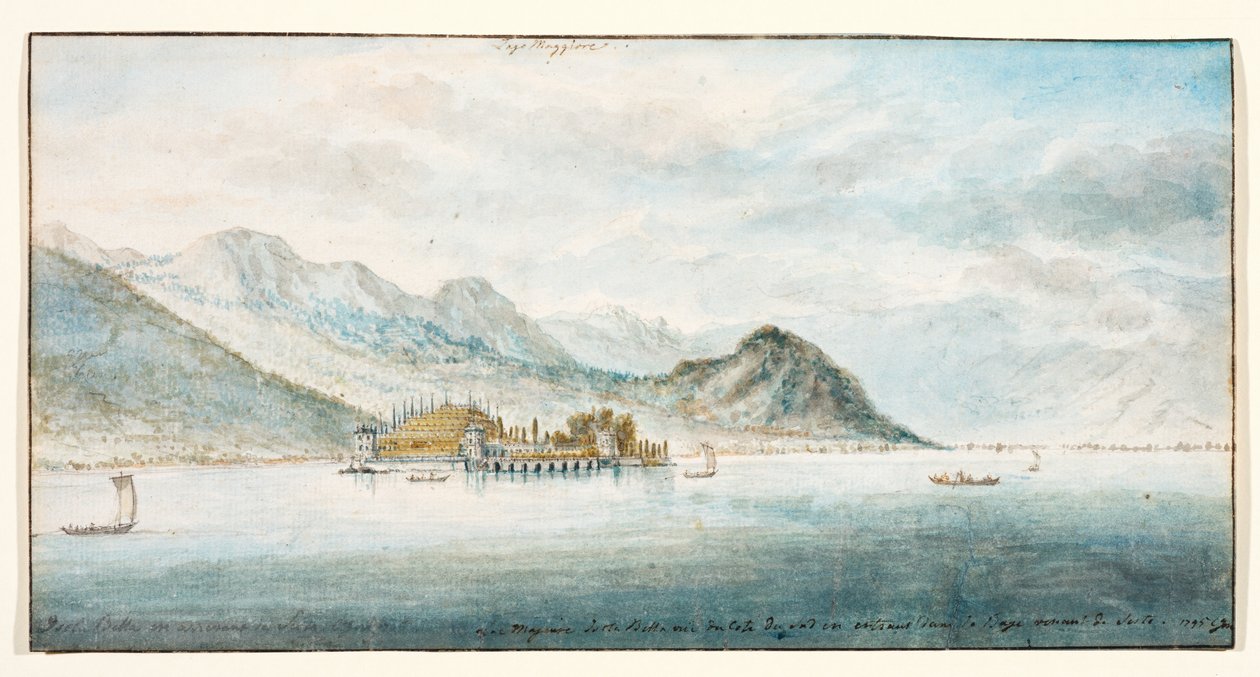 Isola Bella ved Lago Maggiore, Italia av Charles Gore