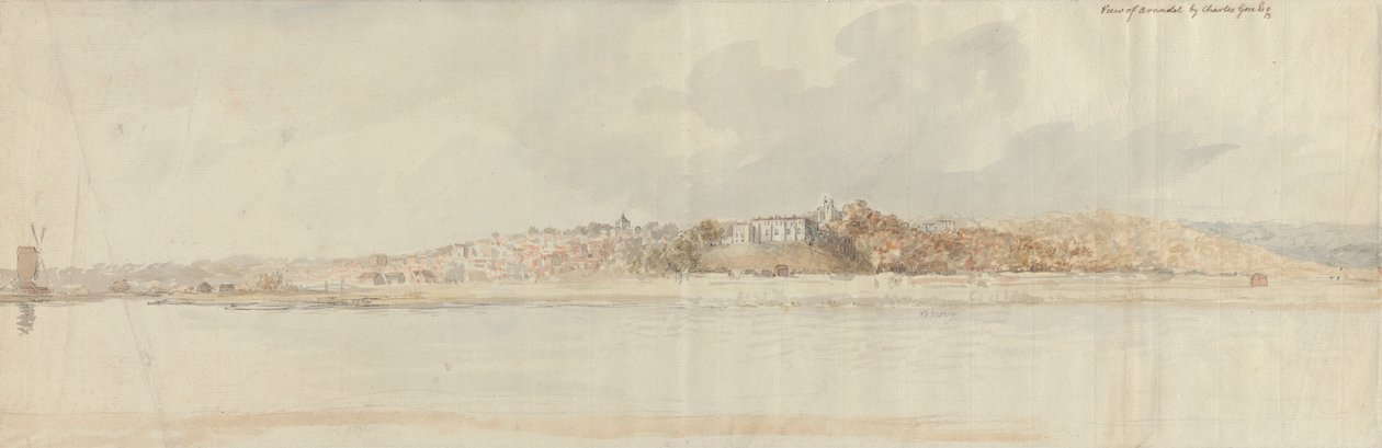 Utsikt over Arundel av Charles Gore