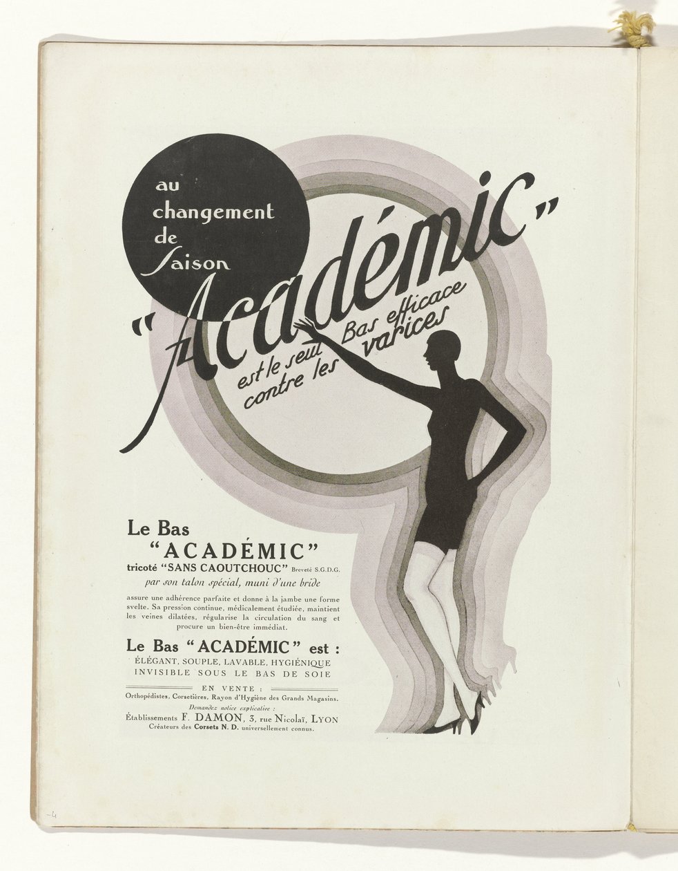Kunst - Smak - Skjønnhet, Brosjyrer av feminin eleganse, mai 1929, nr. 105, 9. år, s. 4 av Charles Goy