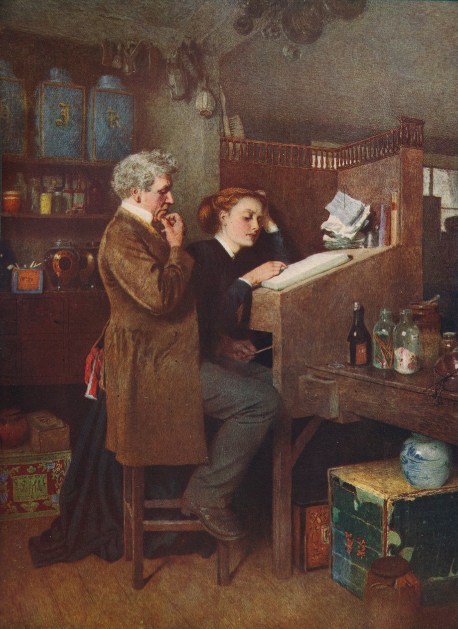 Something Wrong Somewhere, c1850 av Charles Green