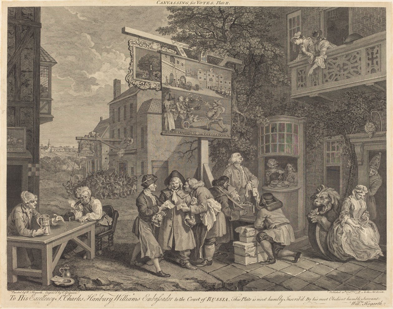 Søker etter stemmer av Charles Grignion after William Hogarth