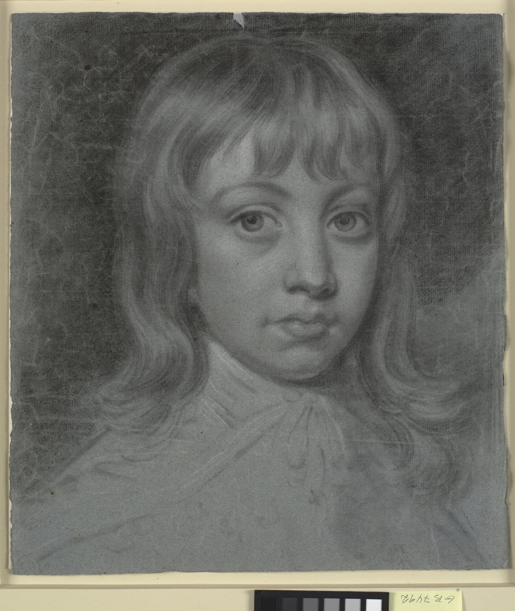 Portrett av Thomas Waller som barn, fullt ansikt til venstre av Charles Grignion d.Y.