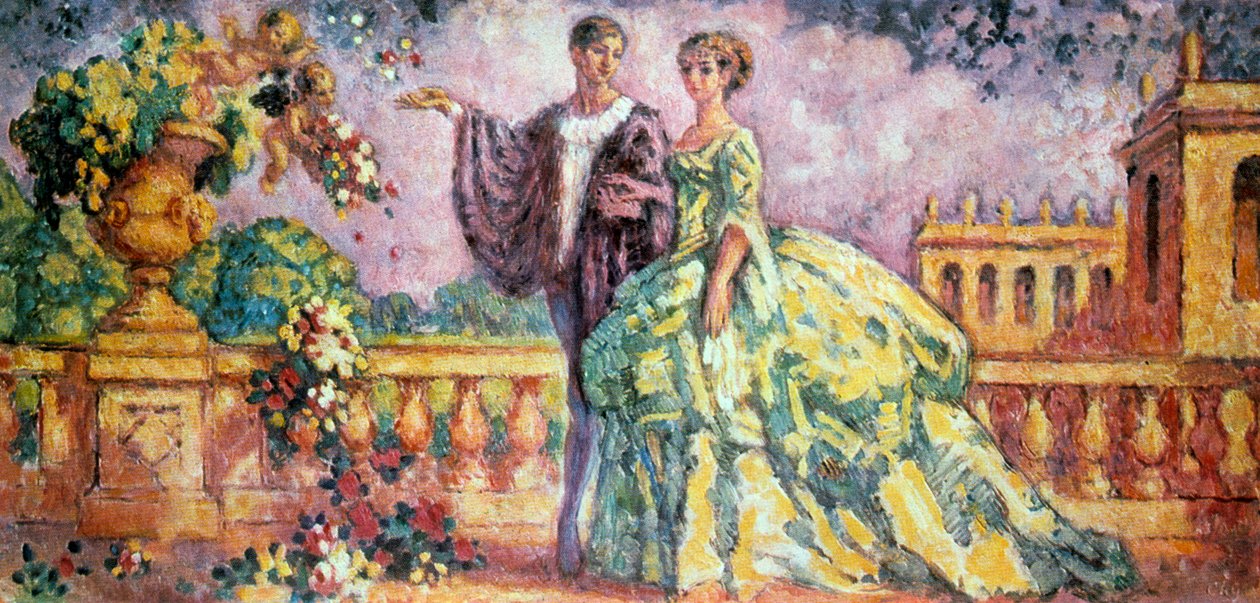Promenaden, 1911 av Charles Guerin