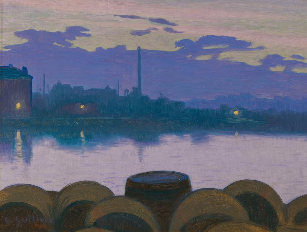 Elvelandskap av Charles Guilloux