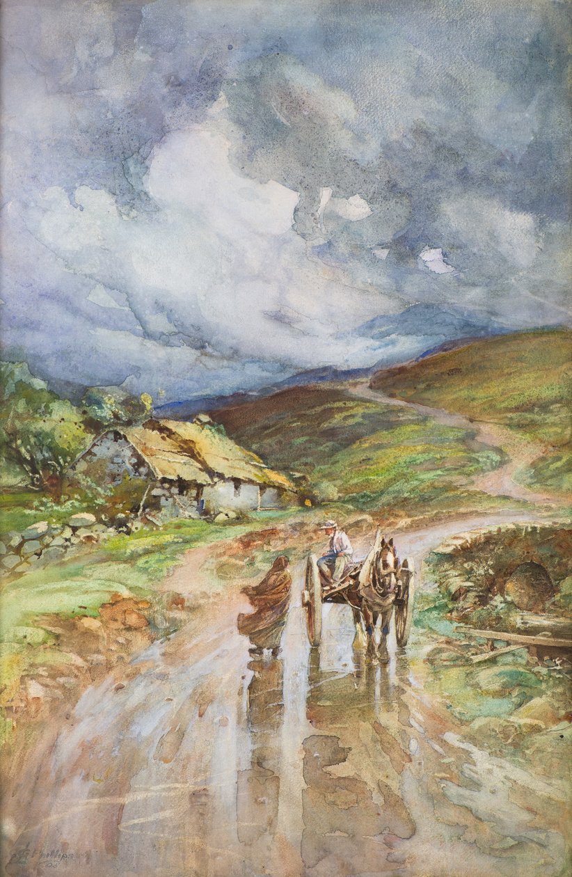 En høylandsstorm av Charles Gustav Louis Phillips