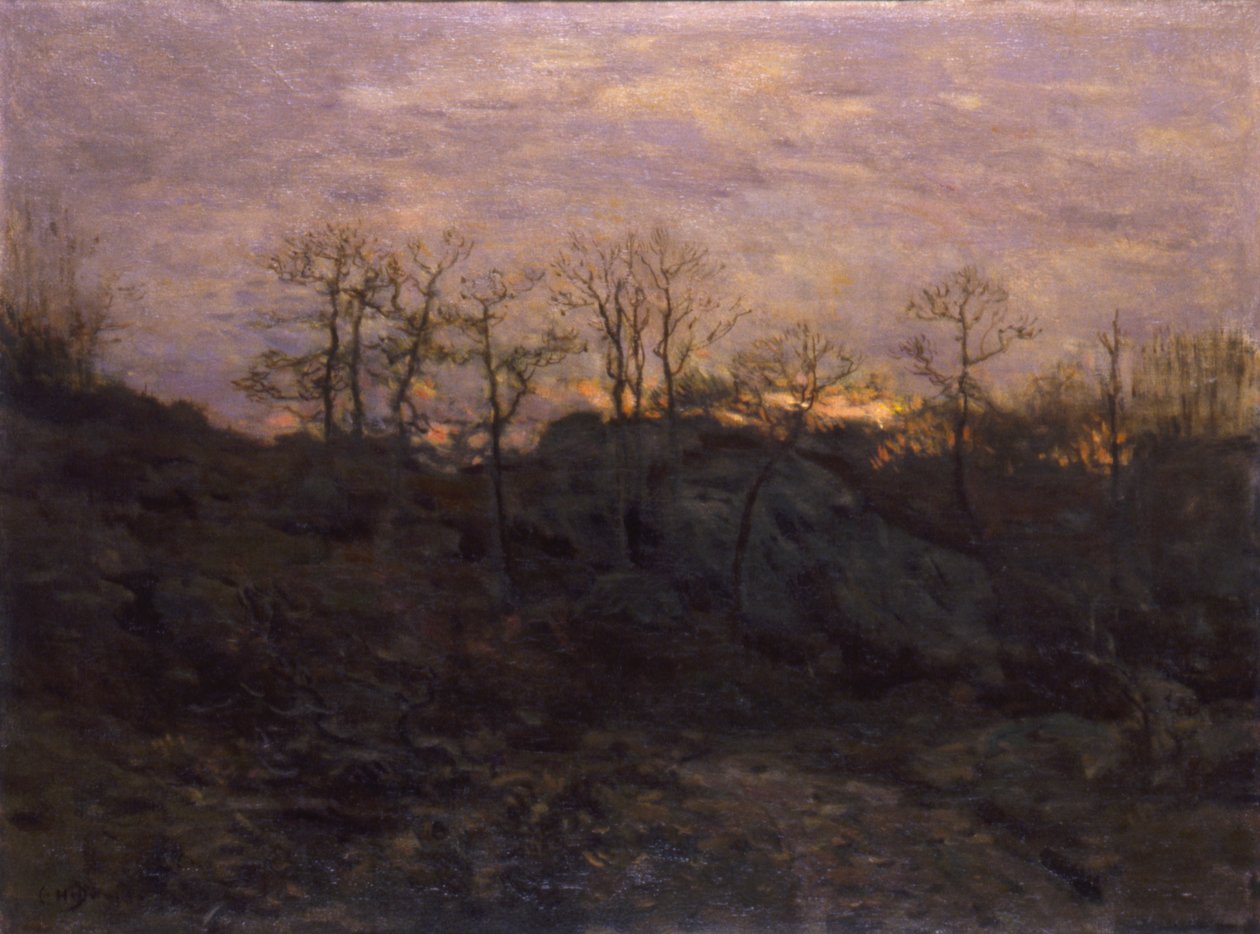 Edge of the Forest, Twilight, ca. 1890. av Charles H. Davis