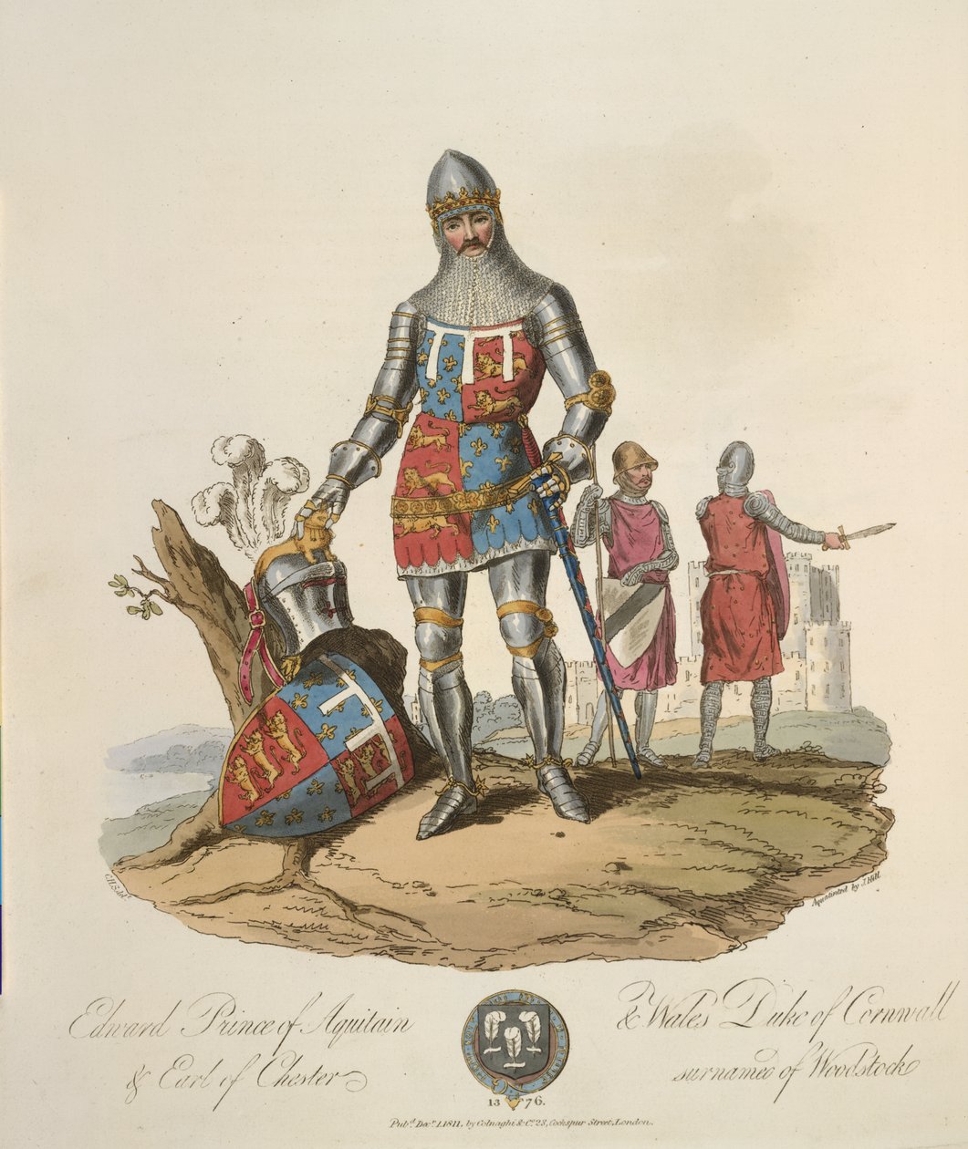 Edward den svarte prinsen av Charles Hamilton (after) Smith