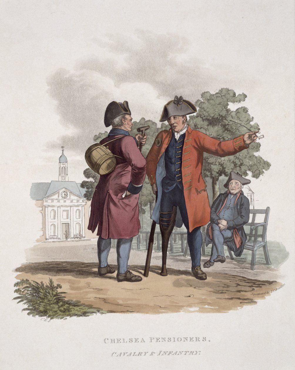 Chelsea Pensioners, Cavalry and Infantry, fra 