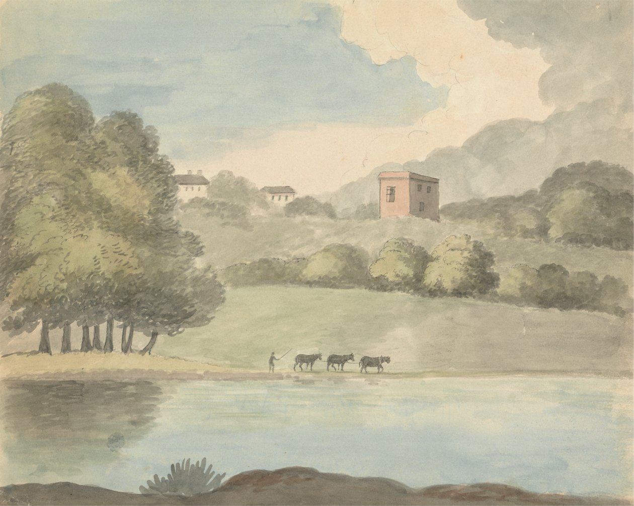 Elvelandskap av Charles Hamilton Smith