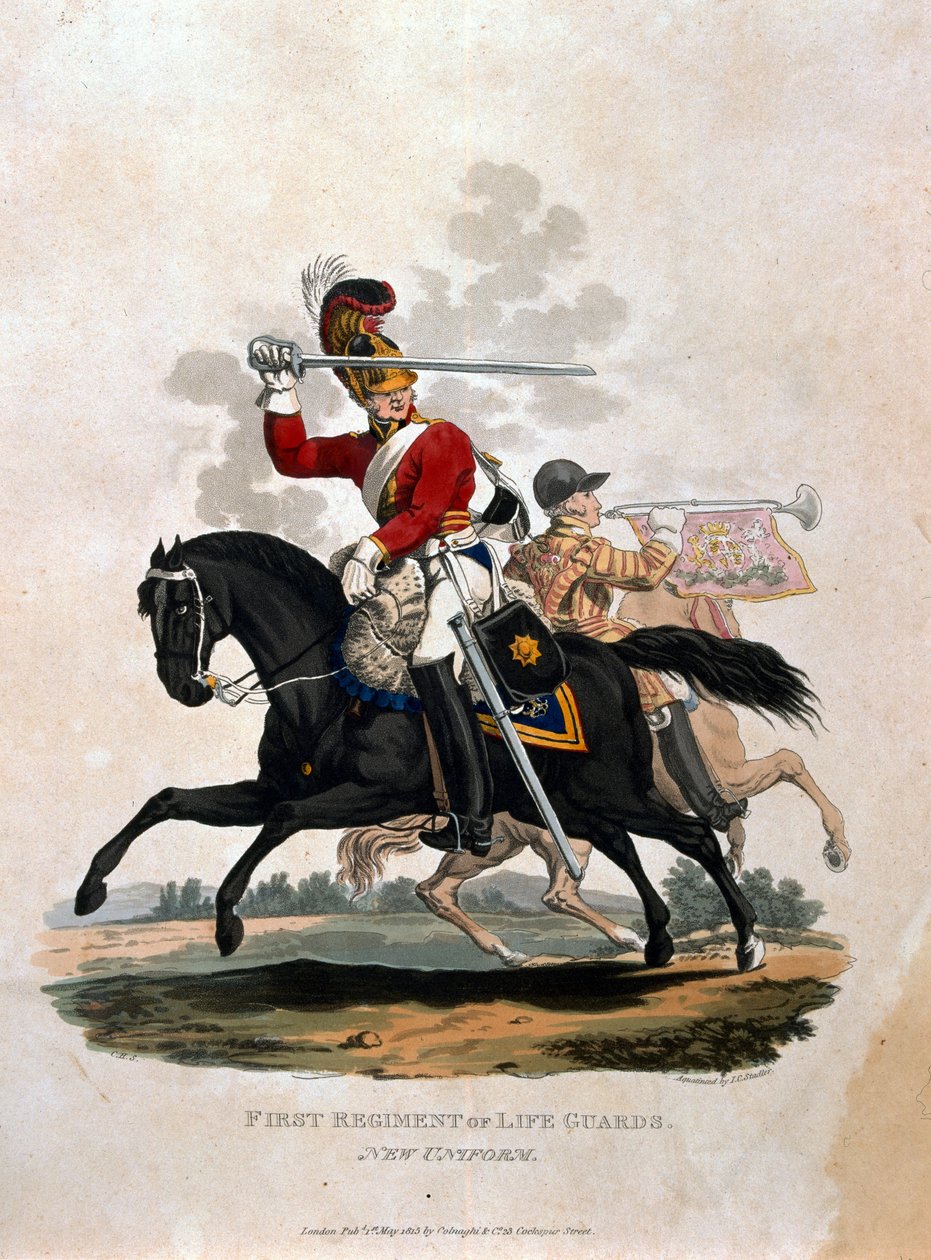 Soldat fra First Regiment of Life Guards, fra 