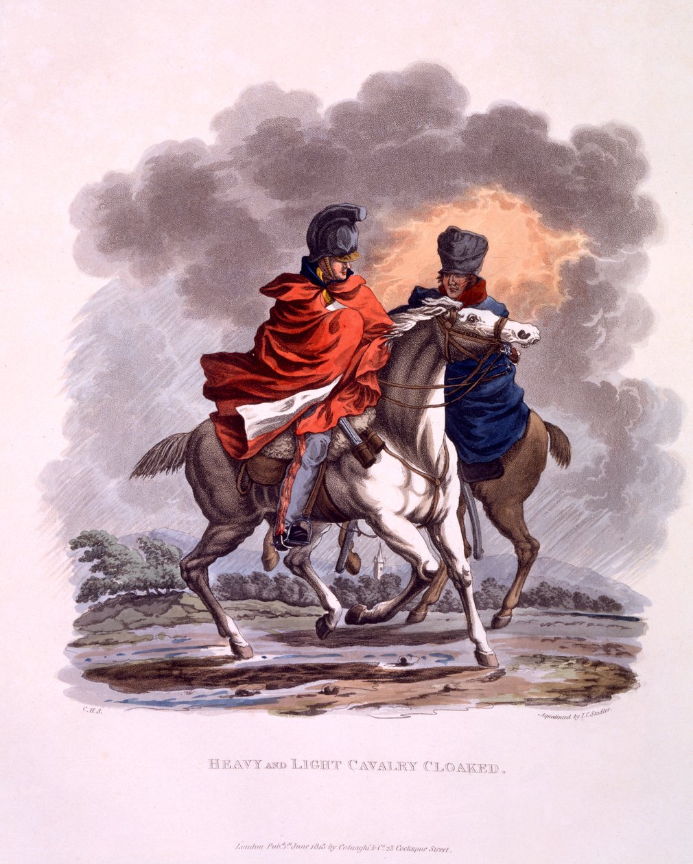 Uniform of Heavy and Light Cavalry Cloaked, fra 