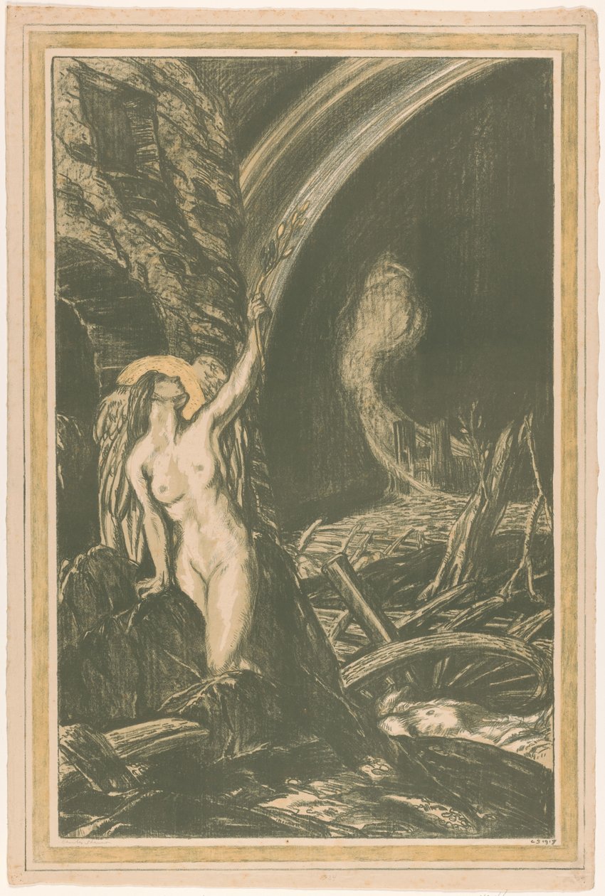 Allegori om kunstens gjenfødelse etter første verdenskrig The Rebirth of the Arts (original tittel) The Great War: Britain