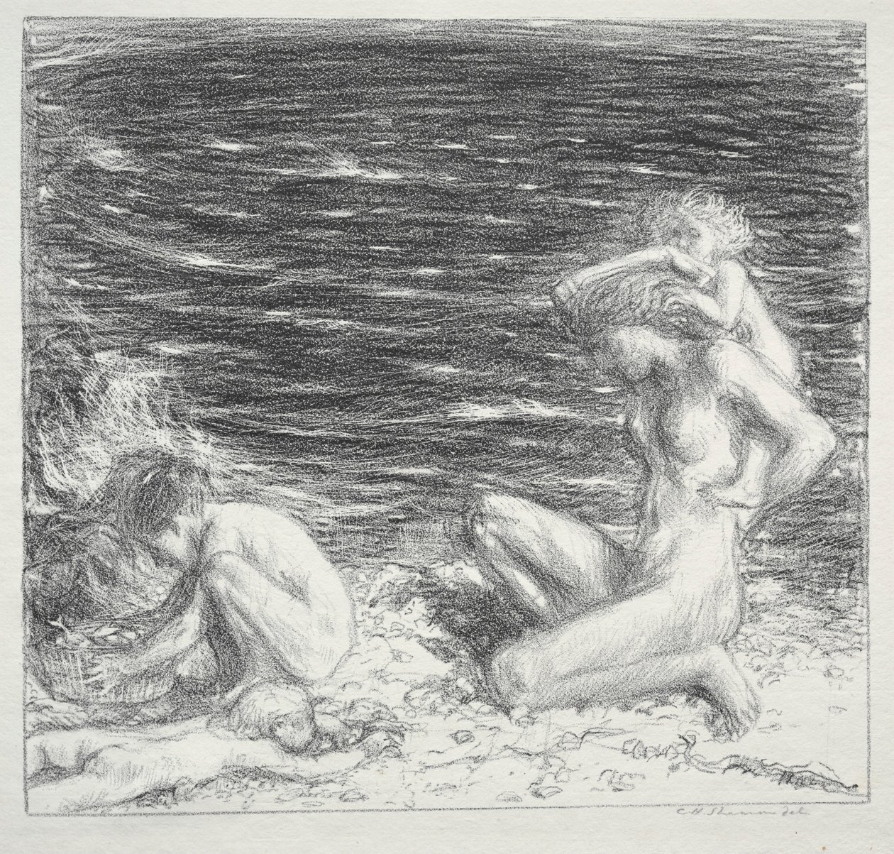 Hav og bris, 1894. av Charles Haslewood Shannon