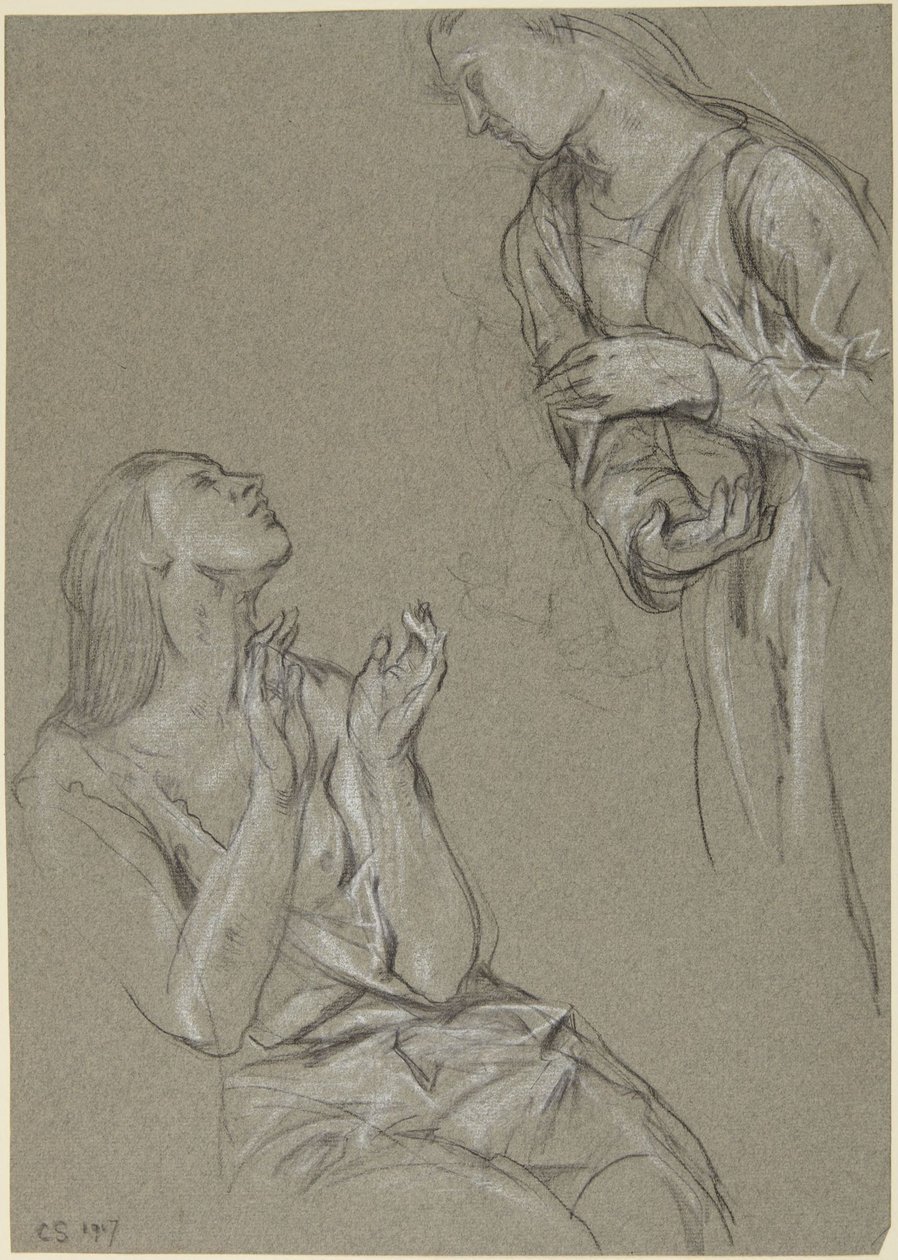 Studier av kvinner av Charles Haslewood Shannon