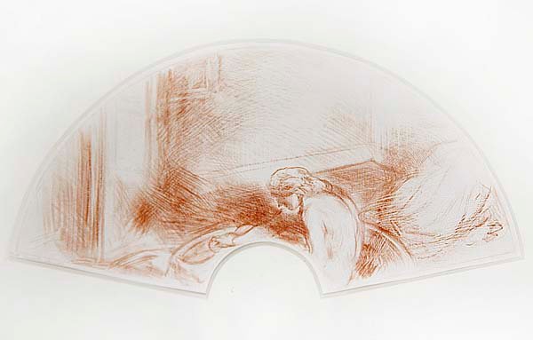 The Bath (litho) av Charles Haslewood Shannon