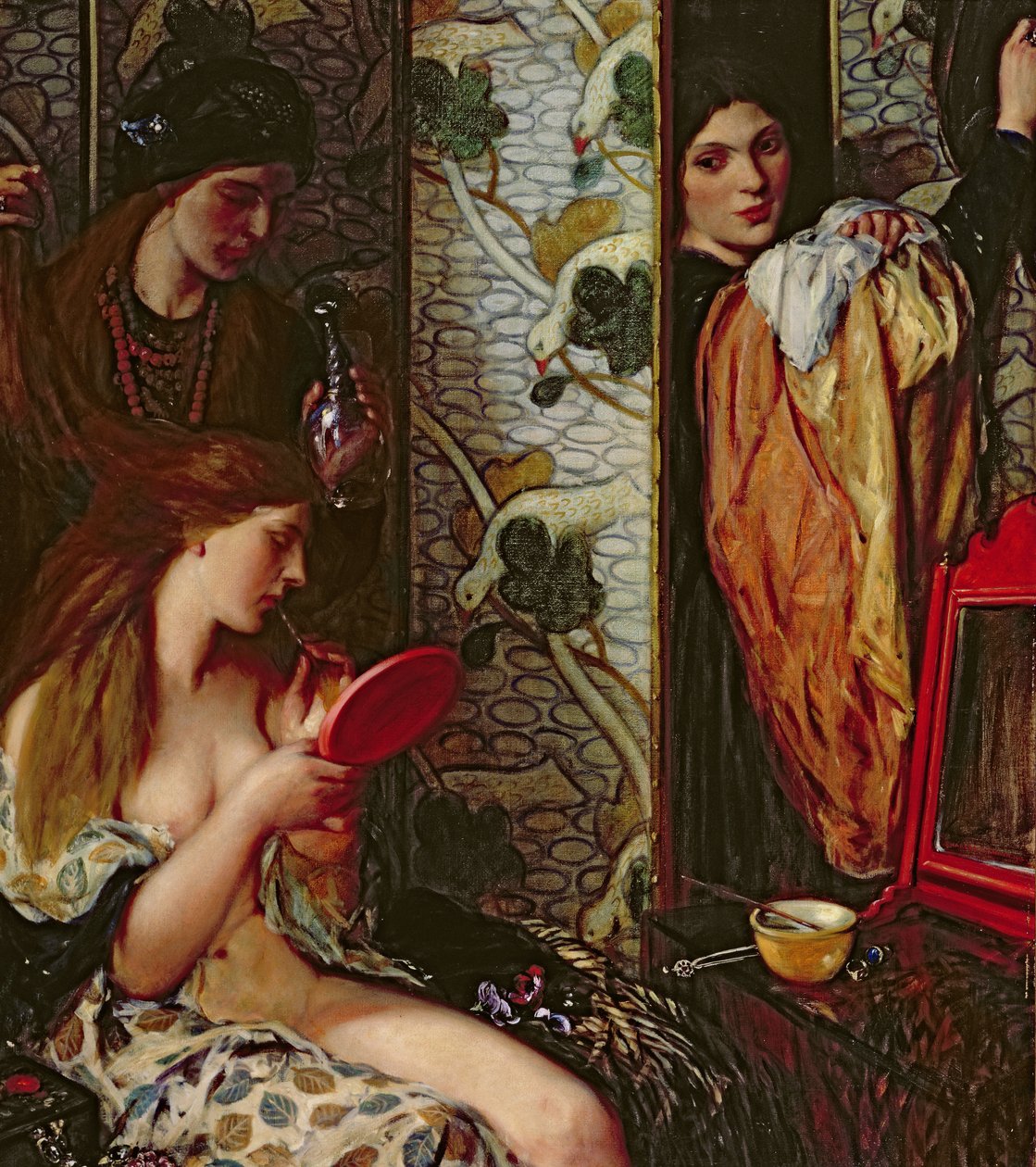 Toalettet, 1912 av Charles Haslewood Shannon