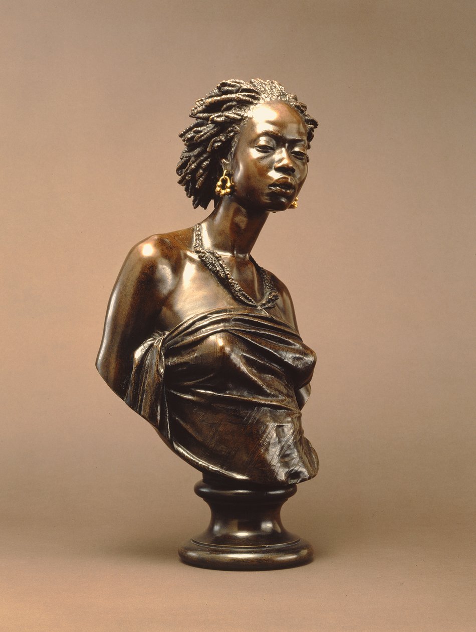 Afrikansk Venus, 1851 (bronse og gull) av Charles Henri Joseph Cordier